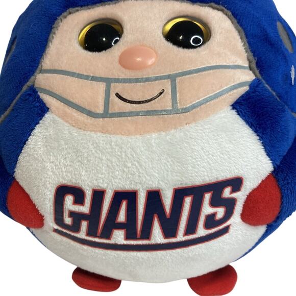 TY Beanie Babies 5" New York Giants NFL 2015 Beanie Ballz‎ Rare Retired - Picture 2 of 10